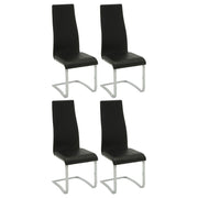 MONTCLAIR UPHOLSTERED DINING SIDE CHAIR BLACK (SET OF 4)