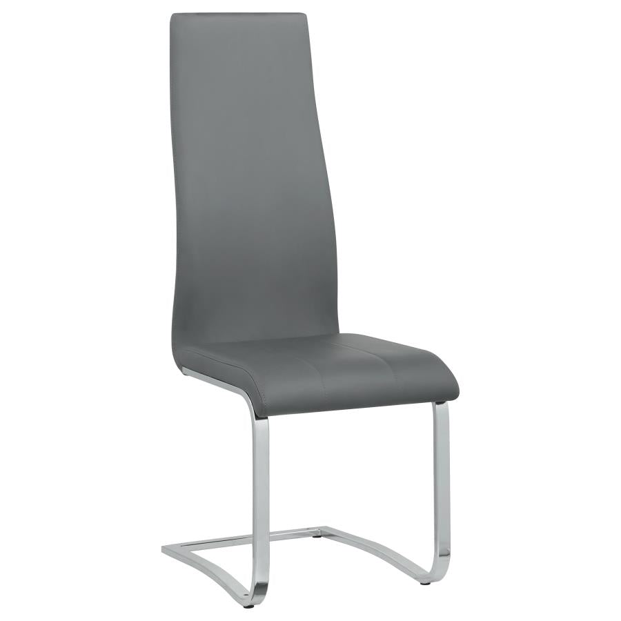MONTCLAIR UPHOLSTERED DINING SIDE CHAIR GREY (SET OF 4)