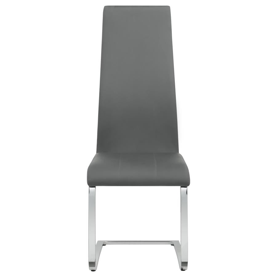 MONTCLAIR UPHOLSTERED DINING SIDE CHAIR GREY (SET OF 4)
