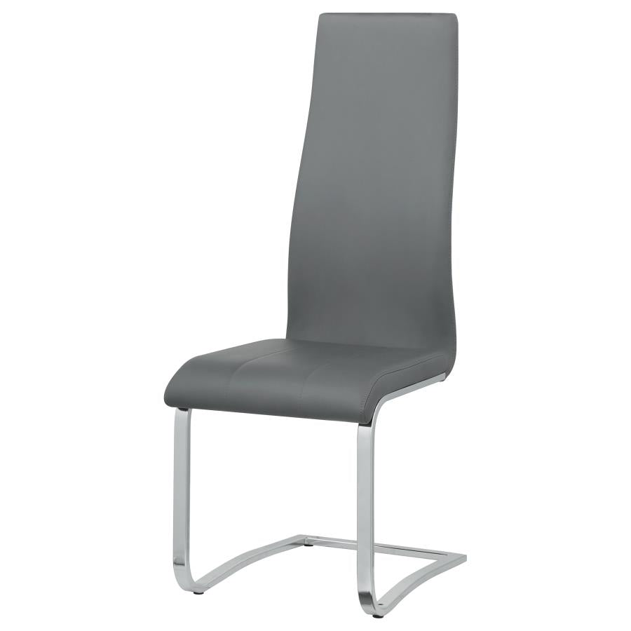 MONTCLAIR UPHOLSTERED DINING SIDE CHAIR GREY (SET OF 4)