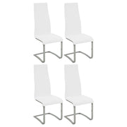 MONTCLAIR UPHOLSTERED DINING SIDE CHAIR WHITE (SET OF 4)