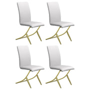 CARMELIA UPHOLSTERED DINING SIDE CHAIR WHITE (SET OF 4)