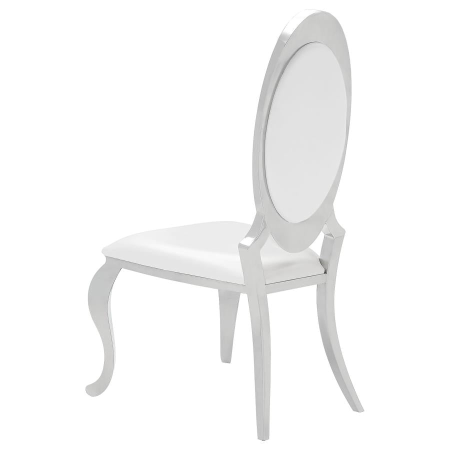 ANCHORAGE UPHOLSTERED DINING CHAIR CREAM WHITE (SET OF 2)