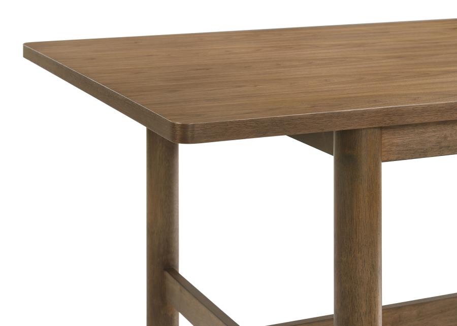 CRESTMORE 71-INCH RECTANGULAR WOOD DINING TABLE WALNUT