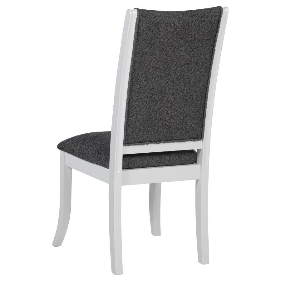 JUDD UPHOLSTERED DINING SIDE CHAIR PEARL WHITE (SET OF 2)
