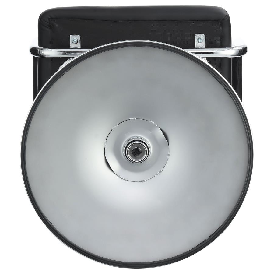 PALOMAR ADJUSTABLE HEIGHT BAR STOOL BLACK AND CHROME