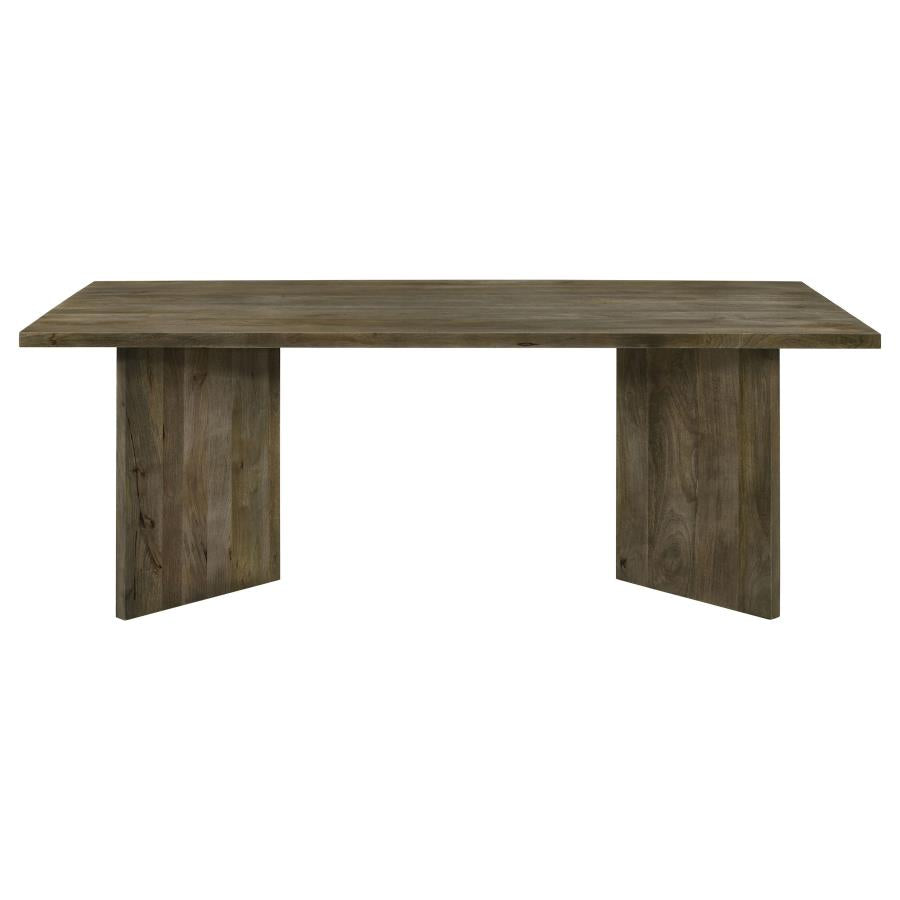 TYLER 80-INCH SOLID WOOD DINING TABLE MANGO BROWN