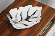 CERAMIC LEAF TRAY DECOR