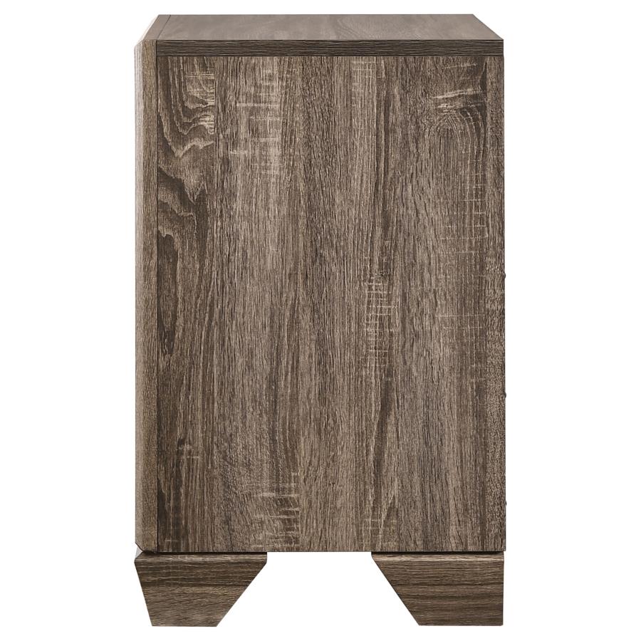 KAUFFMAN 2-DRAWER NIGHTSTAND WASHED TAUPE