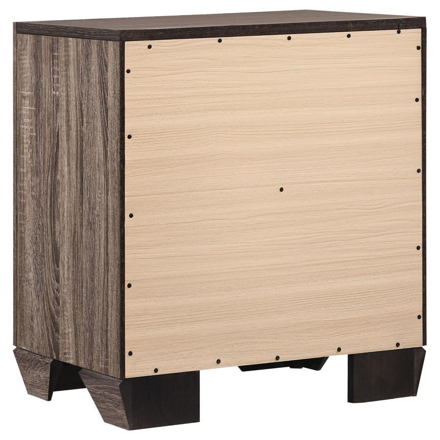 KAUFFMAN 2-DRAWER NIGHTSTAND WASHED TAUPE