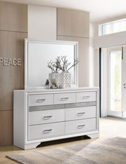 MIRANDA 9-DRAWER DRESSER WHITE