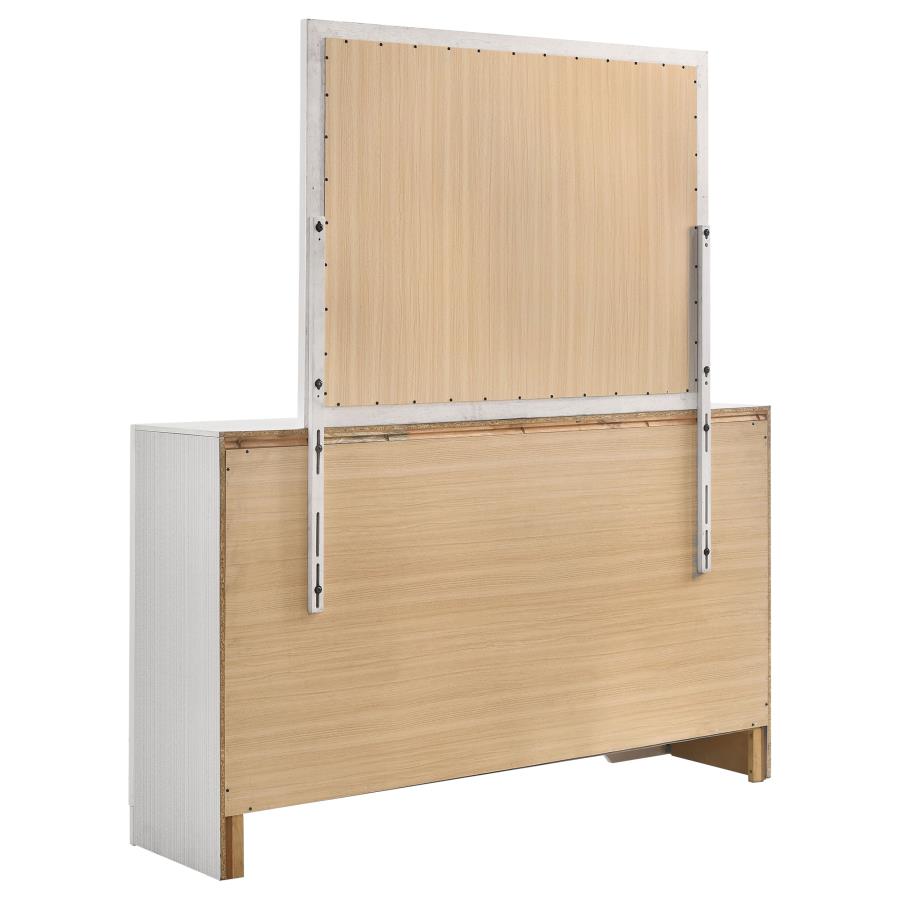 MIRANDA 9-DRAWER DRESSER WHITE