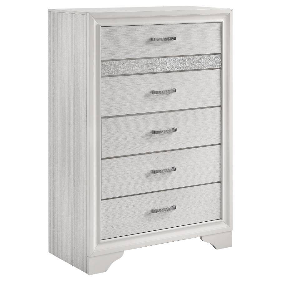 MIRANDA 6-DRAWER BEDROOM CHEST WHITE