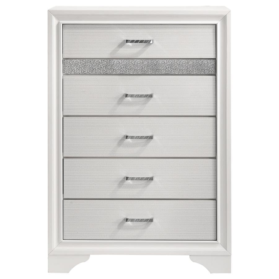MIRANDA 6-DRAWER BEDROOM CHEST WHITE
