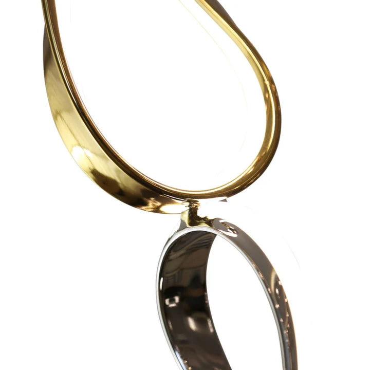 PRAGUE VERTICAL CHANDELIER // GOLD AND CHROME
