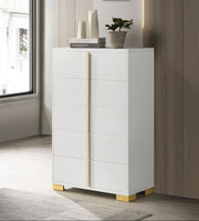 MARCELINE 5-DRAWER BEDROOM CHEST WHITE