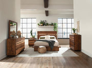 WINSLOW 5-PIECE  BEDROOM SET SMOKEY WALNUT