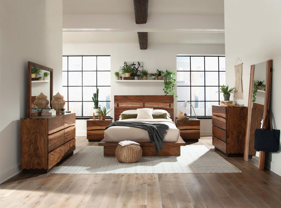 WINSLOW 2-DRAWER NIGHTSTAND SMOKEY WALNUT