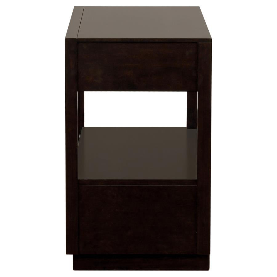 DURANGO 2-DRAWER NIGHTSTAND SMOKED PEPPERCORN