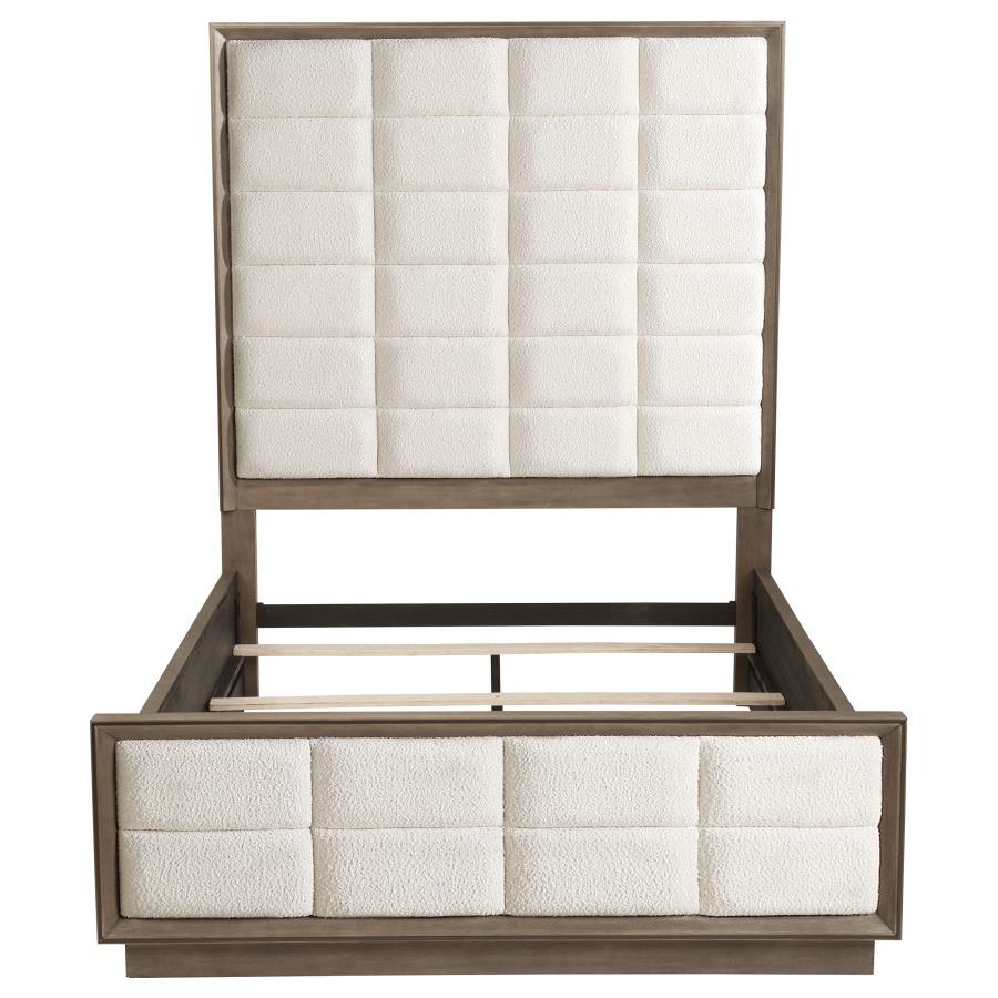 DURANGO PANEL BED TAUPE OAK