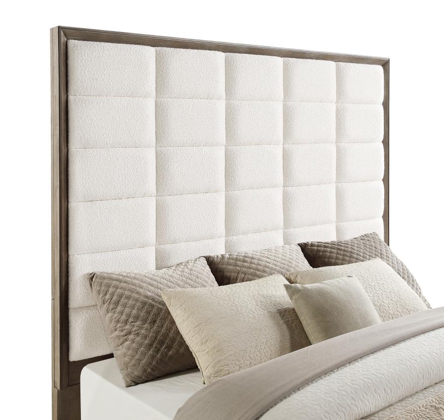 DURANGO PANEL BED TAUPE OAK