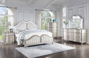 EVANGELINE 5-PIECE BEDROOM SET SILVER OAK