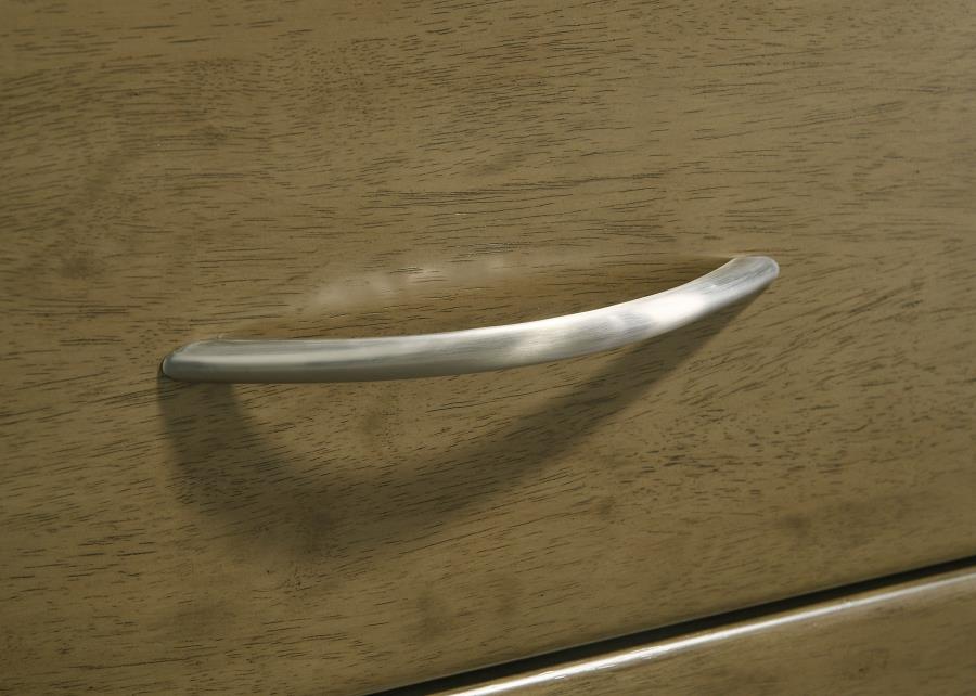 AMSBURY 5-DRAWER CHEST OF DRAWERS NUTMEG