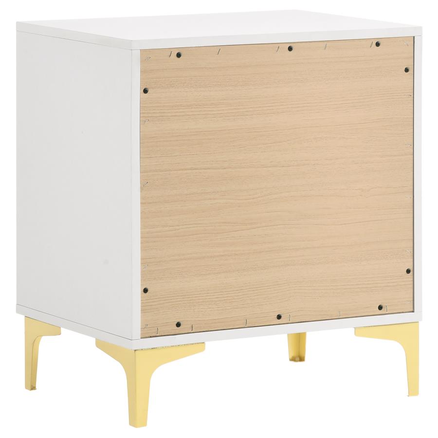 KENDALL 2-DRAWER NIGHTSTAND WHITE