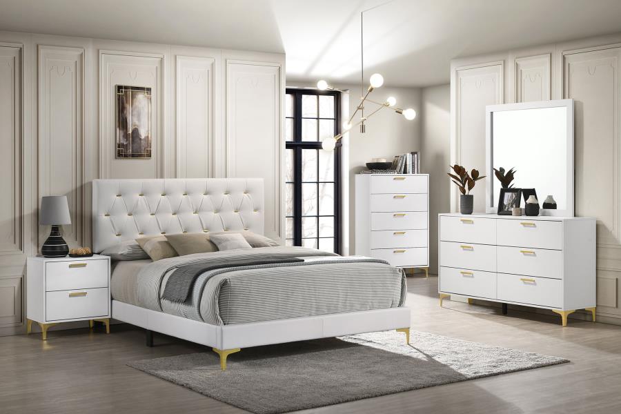 KENDALL 2-DRAWER NIGHTSTAND WHITE