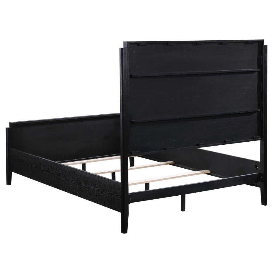 BROOKMEAD 60-INCH UPHOLSTERED QUEEN BED BLACK