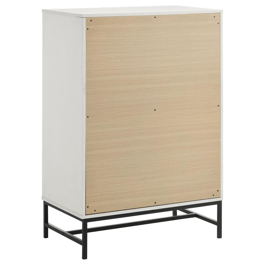 SONORA 4-DRAWER BEDROOM CHEST WHITE