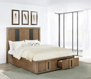 TERRACE 2-DRAWER STORAGE BED ASH BROWN