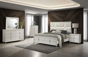 OLIVIA 5-PIECE  BEDROOM SET PEARL WHITE