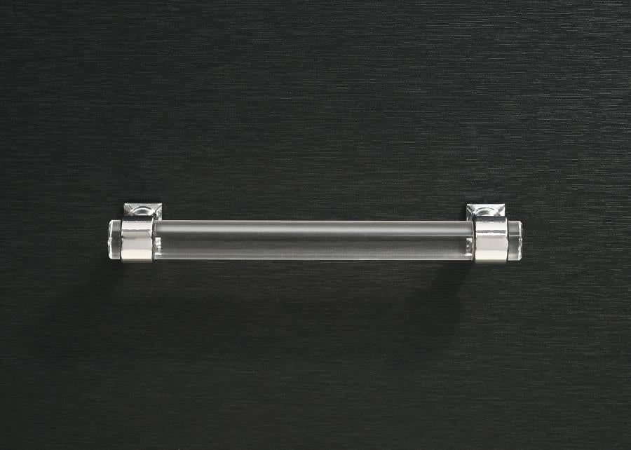 LUCIA 5-DRAWER BEDROOM CHEST OF DRAWERS BLACK