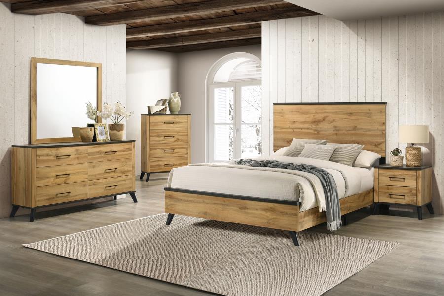 KAYWOOD 52-INCH PANEL BED NATURAL PINE