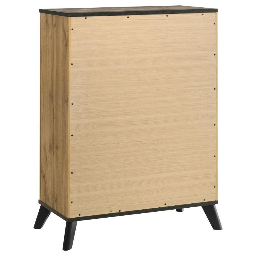 KAYWOOD 4-DRAWER BEDROOM CHEST OF DRAWERS NATURAL PINE