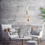 PRAGUE SMALL VERTICAL CHANDELIER - GOLD & CHROME