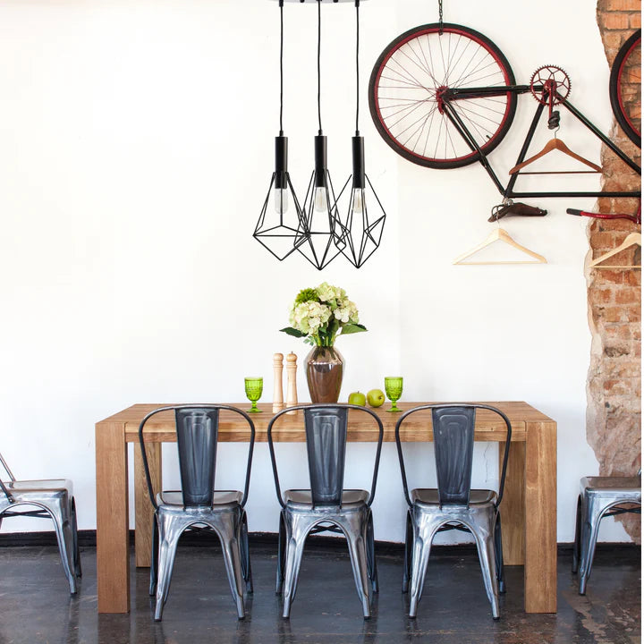 ADELE GEOMETRIC PENDANT // 3 LIGHT