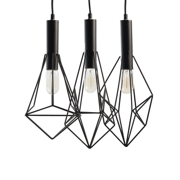 ADELE GEOMETRIC PENDANT // 3 LIGHT