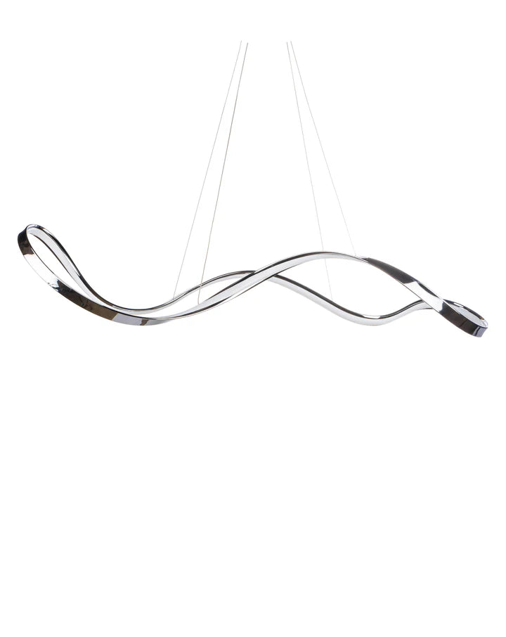 XIAMEN LED ADJUSTABLE CHANDELIER // CHROME
