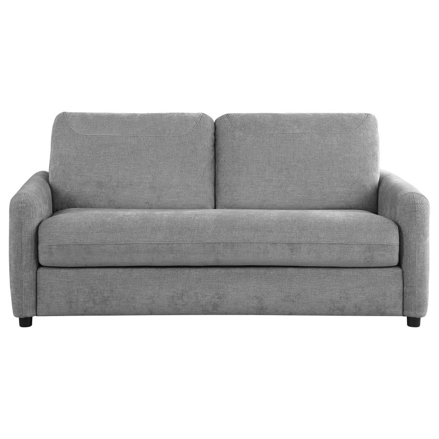 RYLIE UPHOLSTERED SOFA SLEEPER WITH QUEEN MATTRESS GREY
