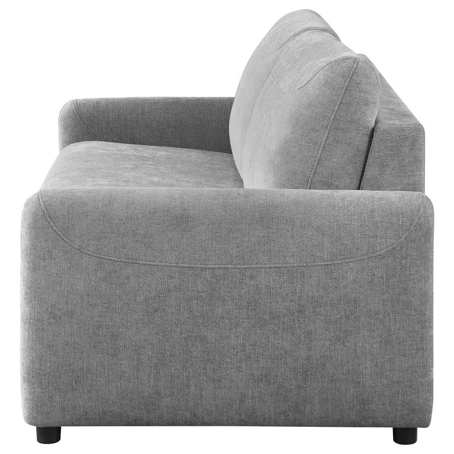 RYLIE UPHOLSTERED SOFA SLEEPER WITH QUEEN MATTRESS GREY