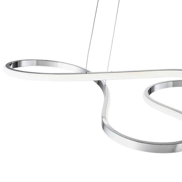 SHANGHAI LED ADJUSTABLE CHANDELIER // CHROME