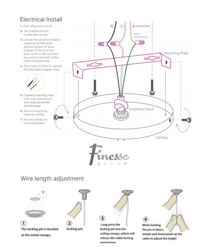 SUZHOU LED ADJUSTABLE CHANDELIER // CHROME FINISH