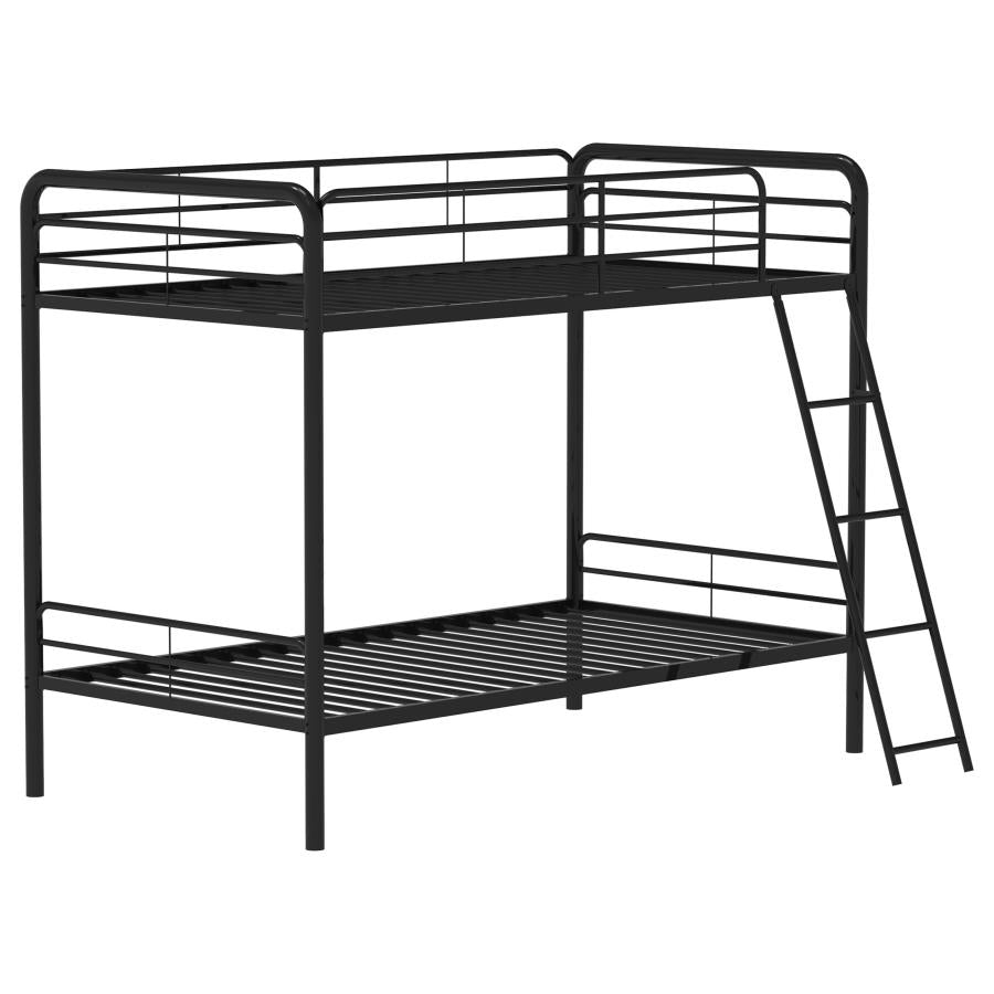 CARSON METAL TWIN OVER TWIN BUNK BED