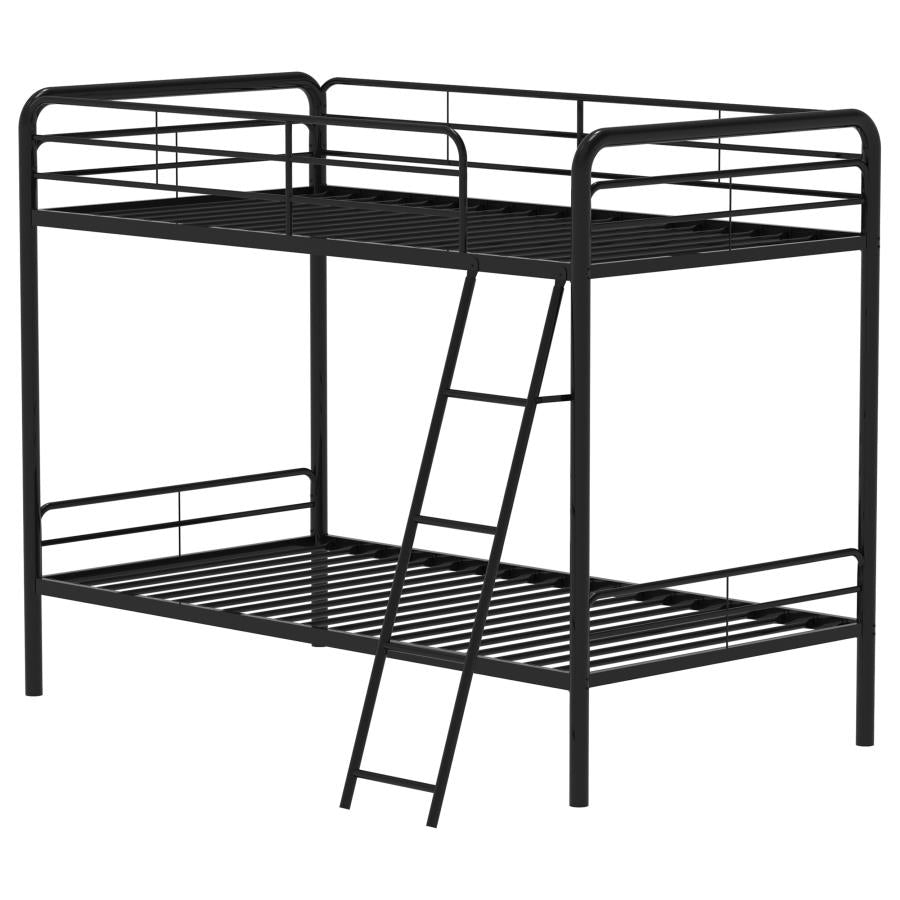 CARSON METAL TWIN OVER TWIN BUNK BED