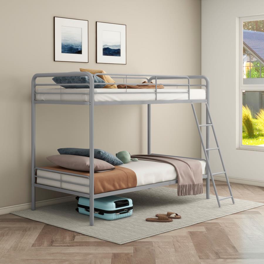 CARSON METAL TWIN OVER TWIN BUNK BED