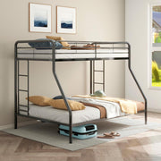 CARSON METAL TWIN OVER FULL BUNK BED GLOSSY