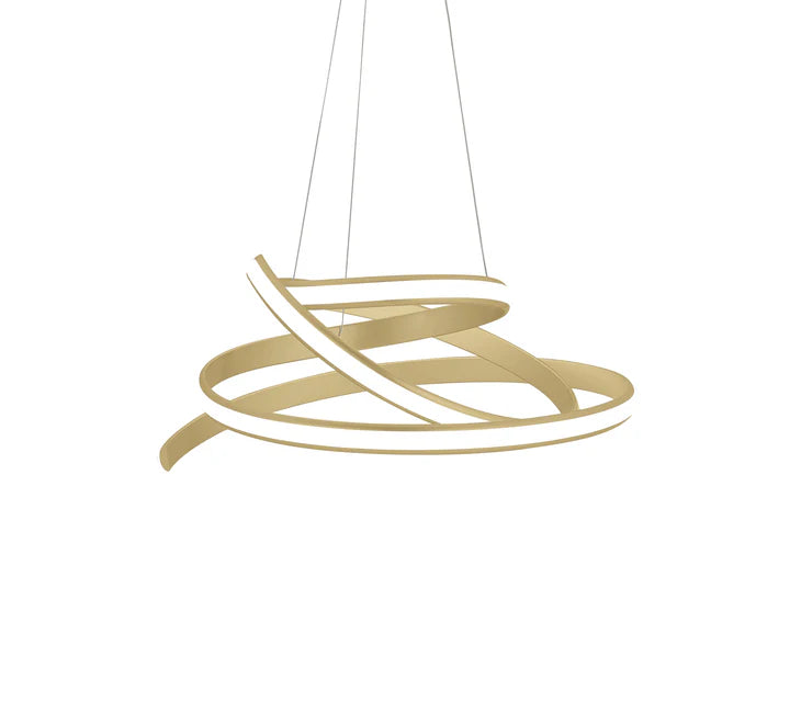 OSLO LED ADJUSTABLE CHANDELIER // GOLD