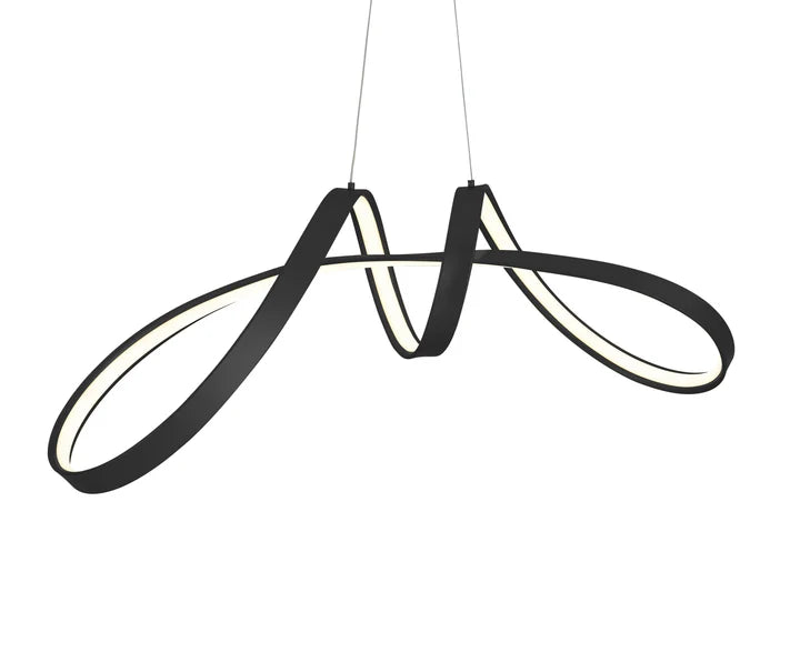 BUCHAREST INTEGRATED LED CHANDELIER // BLACK
